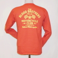 TLS-123W-ライトレッド-B.B.M.C-TLS123W-FLATHEAD-フラットヘッドロンT・フラットヘッド長袖Tシャツの画像