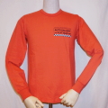 TLS-126W-ライトレッド-AUTO GALLERY-TLS126W-FLATHEAD-フラットヘッドロンT・フラットヘッド長袖Tシャツの画像