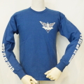 TLS-127W-ブルー-RIDE TO LIVE-TLS127W-FLATHEAD-フラットヘッドロンT・フラットヘッド長袖Tシャツの画像