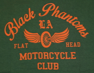 TLS-129W-グリーン-BLACK PHANTOMS-TLS129W-FLATHEAD-フラットヘッドロンT・フラットヘッド長袖Tシャツの画像