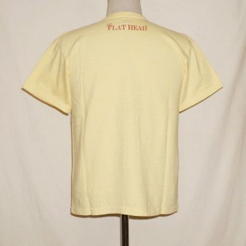 TKT-202-LYE-フラットヘッドTシャツTKT系202-TKT202-FLATHEAD-フラットヘッドTシャツ-TKT系-半袖Tシャツの画像