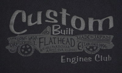 TKT-208-BK-フラットヘッドTシャツTKT系208-TKT208-FLATHEAD-フラットヘッドTシャツ-TKT系-半袖Tシャツの画像