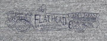 TKT-208-GRY-フラットヘッドTシャツTKT系208-TKT208-FLATHEAD-フラットヘッドTシャツ-TKT系-半袖Tシャツの画像