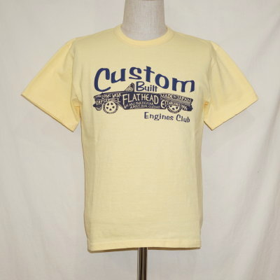 TKT-208-LYE-フラットヘッドTシャツTKT系208-TKT208-FLATHEAD-フラットヘッドTシャツ-TKT系-半袖Tシャツの画像