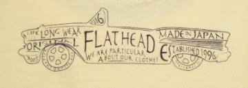 TKT-208-LYE-フラットヘッドTシャツTKT系208-TKT208-FLATHEAD-フラットヘッドTシャツ-TKT系-半袖Tシャツの画像