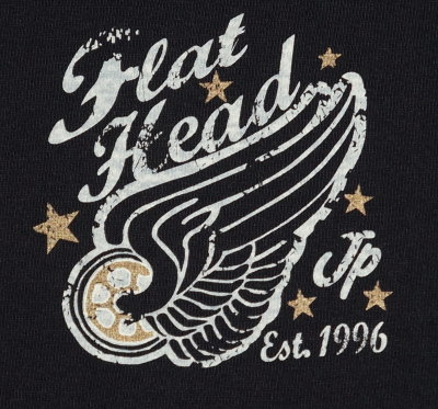TKT-209-BK-フラットヘッドTシャツTKT系209-TKT209-FLATHEAD-フラットヘッドTシャツ-TKT系-半袖Tシャツの画像