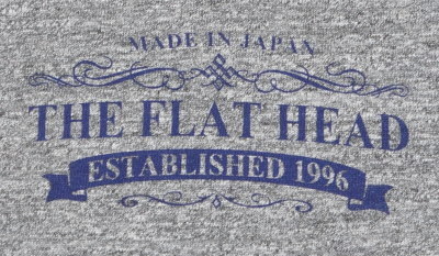 TKT-211-GRY-フラットヘッドTシャツTKT系211-TKT211-FLATHEAD-フラットヘッドTシャツ-TKT系-半袖Tシャツの画像