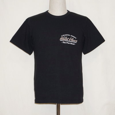 TKT-215-ブラック-フラットヘッドTシャツTKT系215-TKT215-FLATHEAD-フラットヘッドTシャツ-TKT系-半袖Tシャツの画像