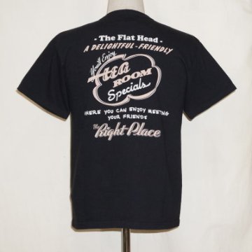 TKT-215-ブラック-フラットヘッドTシャツTKT系215-TKT215-FLATHEAD-フラットヘッドTシャツ-TKT系-半袖Tシャツの画像