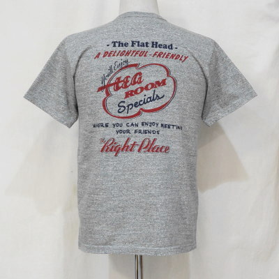 TKT-215-GRY-フラットヘッドTシャツTKT系215-TKT215-FLATHEAD-フラットヘッドTシャツ-TKT系-半袖Tシャツの画像
