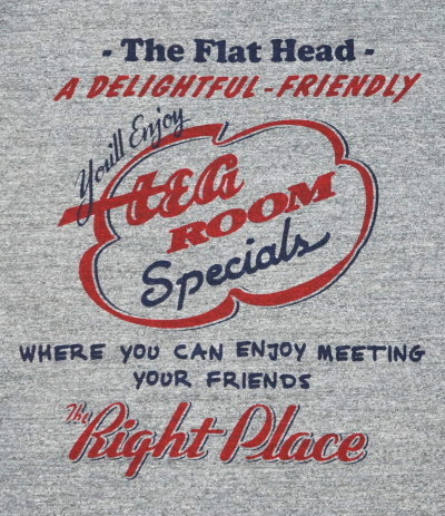 TKT-215-GRY-フラットヘッドTシャツTKT系215-TKT215-FLATHEAD-フラットヘッドTシャツ-TKT系-半袖Tシャツの画像
