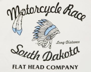 TMR-03W-ホワイト-SOUTH DAKOTA-TMR03W-FLATHEAD-フラットヘッドロンT・フラットヘッド長袖Tシャツの画像