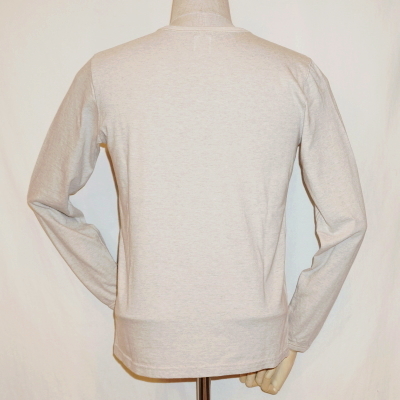 THE-01W-オートミール-FTHD 57-THE01W-FLATHEAD-フラットヘッド長袖Tシャツ-FLATHEAD-フラットヘッドヘンリーネック長袖Tシャツの画像