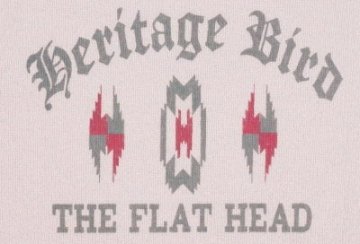 TMRL-01W-ピンク-HERITAGE BIRD-TMRL01W-FLATHEAD-フラットヘッドロンT・フラットヘッド長袖ヘンリーネックTシャツの画像