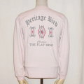 TMRL-01W-ピンク-HERITAGE BIRD-TMRL01W-FLATHEAD-フラットヘッドロンT・フラットヘッド長袖ヘンリーネックTシャツの画像