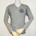 TVL-02W-杢グレー-Vネック長袖Tシャツ02W-TVL02W-FLATHEAD-フラットヘッド長袖Tシャツ-FLATHEAD-フラットヘッドVネック長袖Tシャツの画像