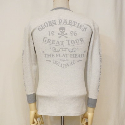 THLA-10W-オートミール-GLORY PARTIES-THLA10W-FLATHEAD-フラットヘッドサーマルTシャツの画像