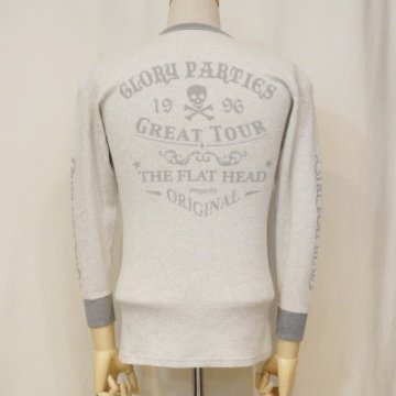 THLA-10W-オートミール-GLORY PARTIES-THLA10W-FLATHEAD-フラットヘッドサーマルTシャツの画像