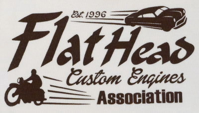 THLC-002-ホワイト-CUSTOM ENGINES-THLC002-FLATHEAD-フラットヘッドサーマルTシャツの画像
