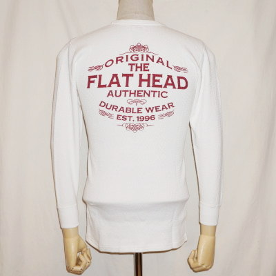 THLC-005-ホワイト-ORIGINAL-THLC005-FLATHEAD-フラットヘッドサーマルTシャツの画像