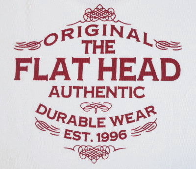 THLC-005-ホワイト-ORIGINAL-THLC005-FLATHEAD-フラットヘッドサーマルTシャツの画像