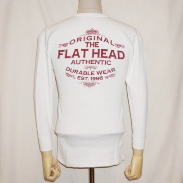THLC-005-ホワイト-ORIGINAL-THLC005-FLATHEAD-フラットヘッドサーマルTシャツの画像