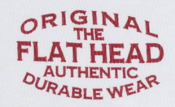 THLC-005-ホワイト-ORIGINAL-THLC005-FLATHEAD-フラットヘッドサーマルTシャツの画像