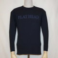 THLD-002-ブラック-FLAT HEAD-THLD002-FLATHEAD-フラットヘッドサーマルTシャツ-ショルダーパッドサーマルの画像