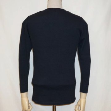 THLD-002-ブラック-FLAT HEAD-THLD002-FLATHEAD-フラットヘッドサーマルTシャツ-ショルダーパッドサーマルの画像