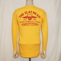 THLD-003-オレンジ-HIGH QUALITY GARMENTS-THLD003-FLATHEAD-フラットヘッドサーマルTシャツ-ショルダーパッドサーマルの画像