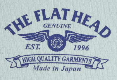 THLD-003-ミントグリーン-HIGH QUALITY GARMENTS-THLD003-FLATHEAD-フラットヘッドサーマルTシャツ-ショルダーパッドサーマルの画像