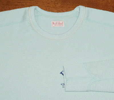 THLD-003-ミントグリーン-HIGH QUALITY GARMENTS-THLD003-FLATHEAD-フラットヘッドサーマルTシャツ-ショルダーパッドサーマルの画像