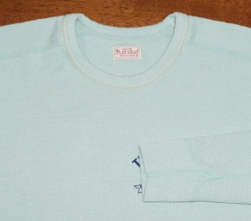 THLD-003-ミントグリーン-HIGH QUALITY GARMENTS-THLD003-FLATHEAD-フラットヘッドサーマルTシャツ-ショルダーパッドサーマルの画像