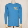 THLD-003-ブルー-HIGH QUALITY GARMENTS-THLD003-FLATHEAD-フラットヘッドサーマルTシャツ-ショルダーパッドサーマルの画像