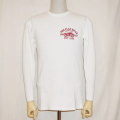 THLD-004-ホワイト-ONE MORE MILE-THLD004-FLATHEAD-フラットヘッドサーマルTシャツ-ショルダーパッドサーマル-SHOULDER PAD THERMALの画像