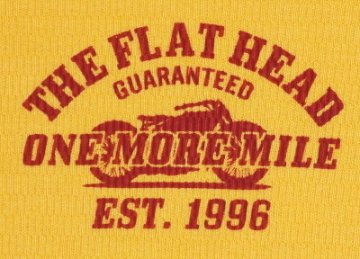 THLD-004-オレンジ-ONE MORE MILE-THLD004-FLATHEAD-フラットヘッドサーマルTシャツ-ショルダーパッドサーマル-SHOULDER PAD THERMALの画像