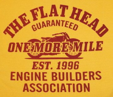 THLD-004-オレンジ-ONE MORE MILE-THLD004-FLATHEAD-フラットヘッドサーマルTシャツ-ショルダーパッドサーマル-SHOULDER PAD THERMALの画像