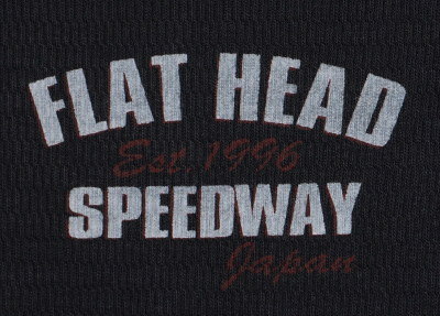 THLD-007-ブラック-SPEEDWAY-THLD007-FLATHEAD-フラットヘッドサーマルTシャツ-ショルダーパッドサーマル-SHOULDER PAD THERMALの画像