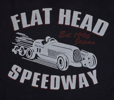 THLD-007-ブラック-SPEEDWAY-THLD007-FLATHEAD-フラットヘッドサーマルTシャツ-ショルダーパッドサーマル-SHOULDER PAD THERMALの画像