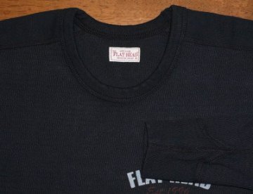THLD-007-ブラック-SPEEDWAY-THLD007-FLATHEAD-フラットヘッドサーマルTシャツ-ショルダーパッドサーマル-SHOULDER PAD THERMALの画像