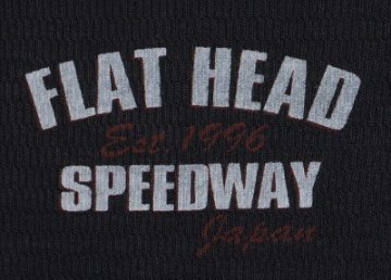 THLD-007-ブラック-SPEEDWAY-THLD007-FLATHEAD-フラットヘッドサーマルTシャツ-ショルダーパッドサーマル-SHOULDER PAD THERMALの画像