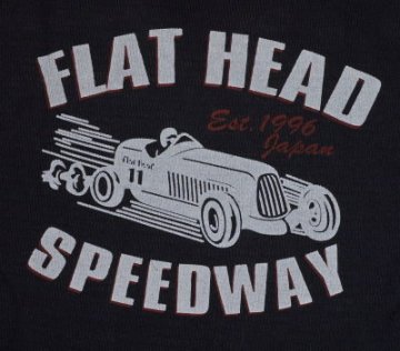 THLD-007-ブラック-SPEEDWAY-THLD007-FLATHEAD-フラットヘッドサーマルTシャツ-ショルダーパッドサーマル-SHOULDER PAD THERMALの画像