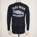 THLD-007-ブラック-SPEEDWAY-THLD007-FLATHEAD-フラットヘッドサーマルTシャツ-ショルダーパッドサーマル-SHOULDER PAD THERMALの画像