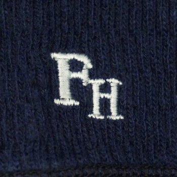 THLB-01W-ブラックネイビー-ヘンリーネックボーダーサーマル01W-THLB01W-FLATHEAD-フラットヘッドサーマルTシャツ-ヘンリーネックサーマルTシャツの画像