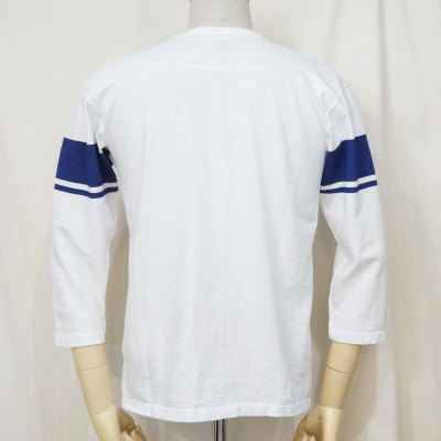 F-TKTF-001-WH-フットボールTシャツ・七分袖Tシャツ001-FTKTF001-七分袖Tシャツの画像