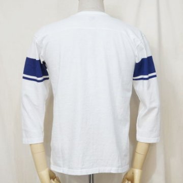 F-TKTF-001-WH-フットボールTシャツ・七分袖Tシャツ001-FTKTF001-七分袖Tシャツの画像