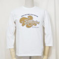 F-TKTF-002-WH-フットボールTシャツ・七分袖Tシャツ002-FTKTF002-七分袖Tシャツの画像