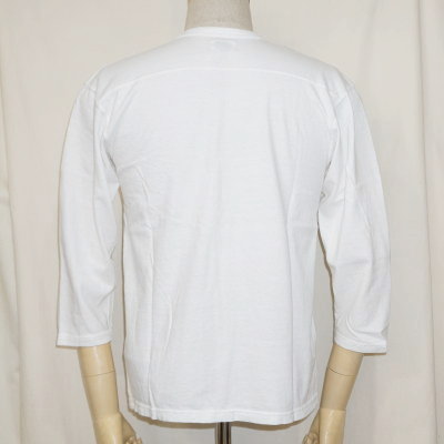 F-TKTF-002-WH-フットボールTシャツ・七分袖Tシャツ002-FTKTF002-七分袖Tシャツの画像