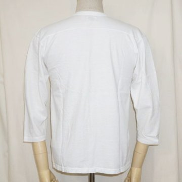F-TKTF-002-WH-フットボールTシャツ・七分袖Tシャツ002-FTKTF002-七分袖Tシャツの画像