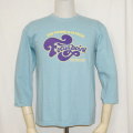 F-TKTF-002-SAX-フットボールTシャツ・七分袖Tシャツ002-FTKTF002-七分袖Tシャツの画像